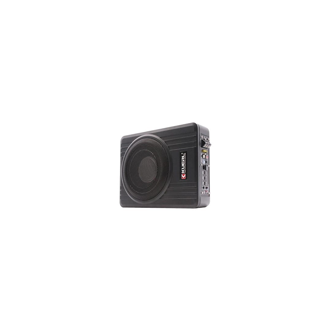Kuerl K-1008APR 600 Watts powered car under-seat bass subwoofer enclosure