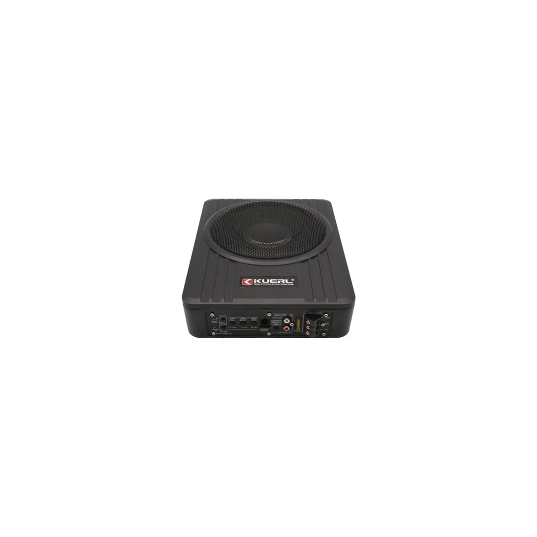 Kuerl K-1008APR 600 Watts powered car under-seat bass subwoofer enclosure
