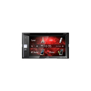 A picture of JVC KW-V250BT Car stereo supporting CD and DVD players
