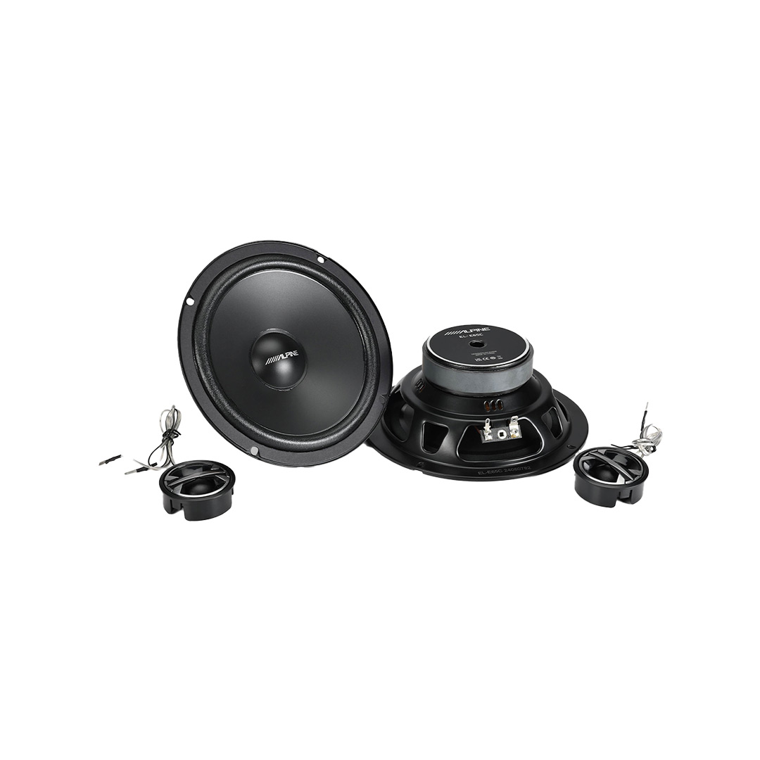 Alpine EL-E65C 6.5-inch 2-Way Component Speakers Woofer and Tweeter Set available in Kenya at Hi-Res Audio KE