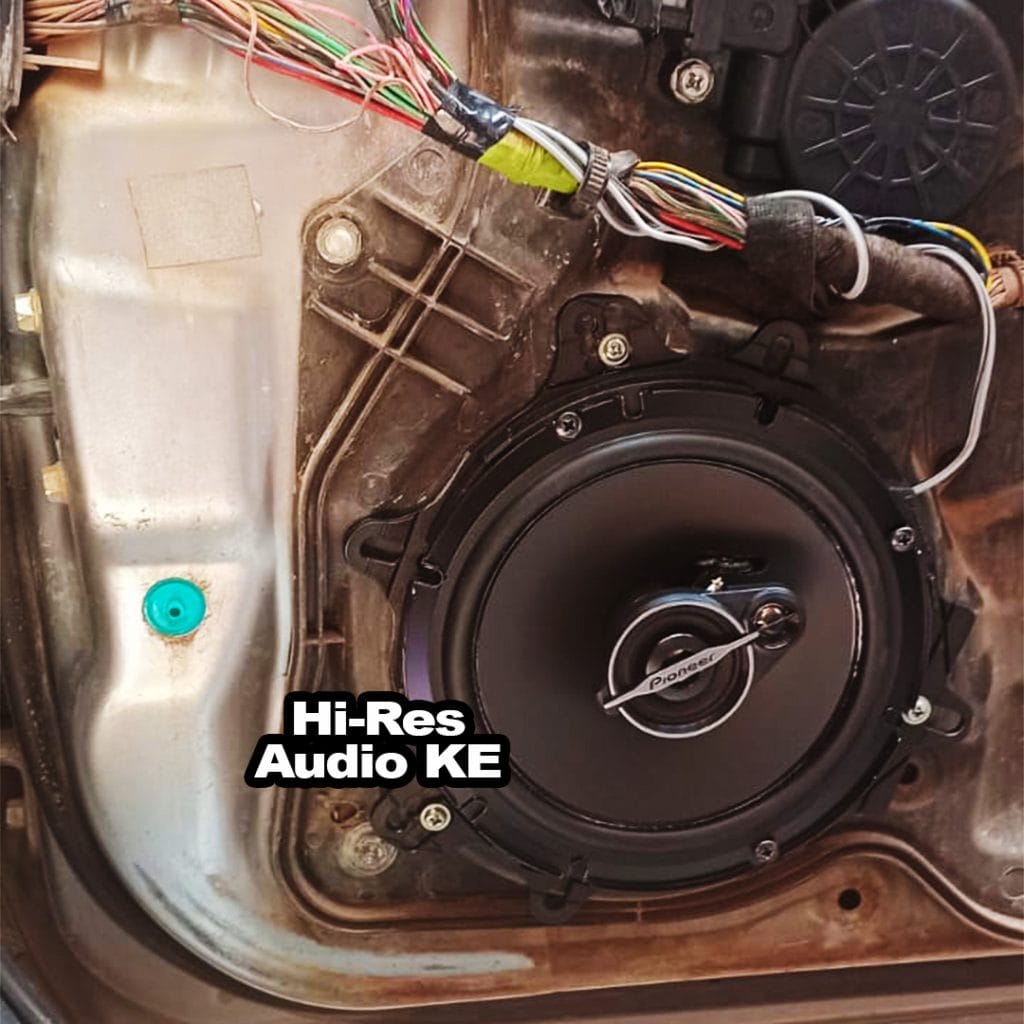 Pioneer TS-A1678S coaxial door speakers for 2011 Mazda Demio Car Audio Upgrade at Hi-Res Audio KE