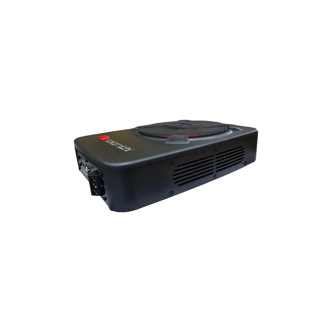 Nakamichi NBF8.1A 8-inch active underseat subwoofer with Tri-Port design for enhanced bass at Hi-Res Audio KE