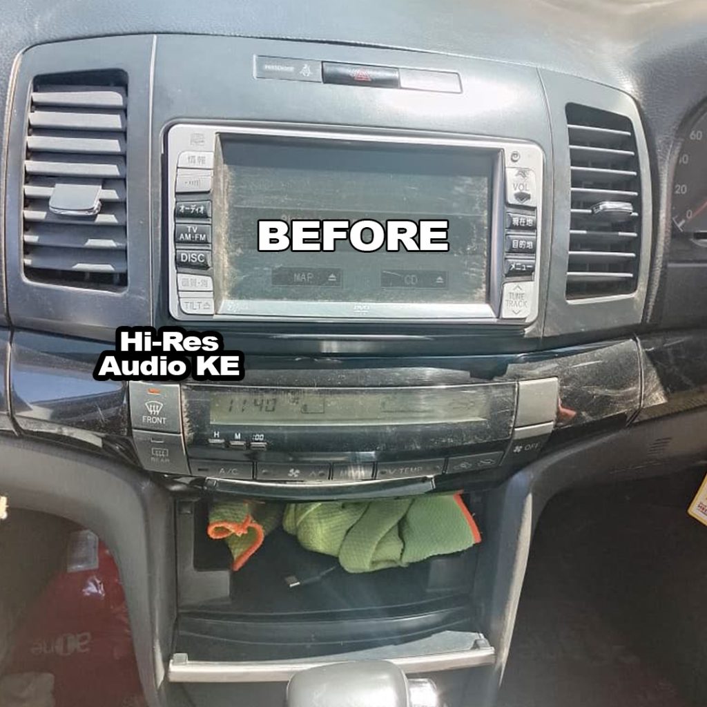 2005 Toyota Allion head unit upgrade to a modern Android digital multimedia receiver