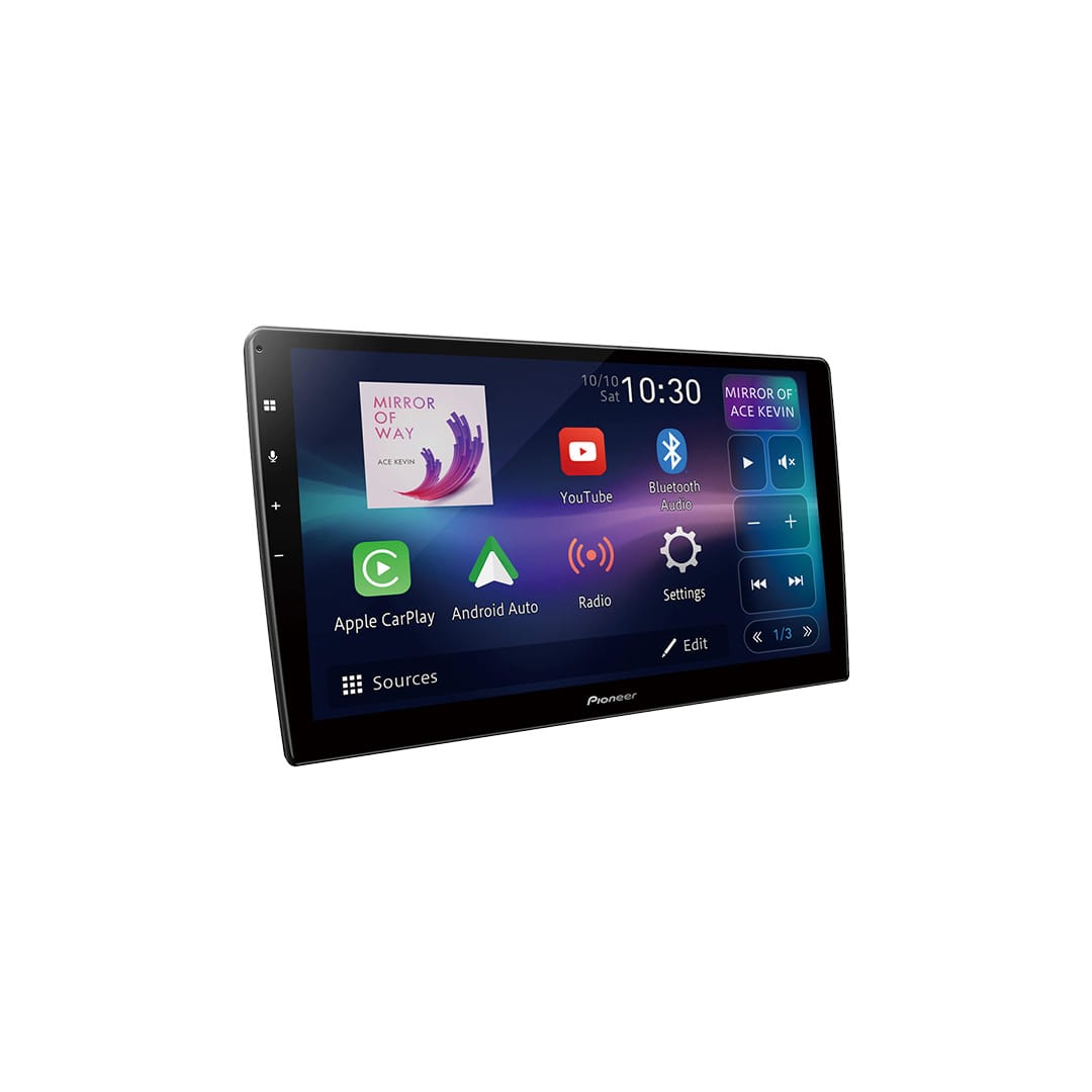 Pioneer DMH-AP6850BT 9-inch WSVGA multimedia receiver with wireless Apple CarPlay and Android Auto available in Kenya at Hi-Res Audio KE