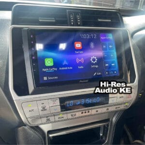 2018 Toyota Land Cruiser Prado J150 fitted with 9-inch Pioneer DMH-AP6650BT digital multimedia receiver